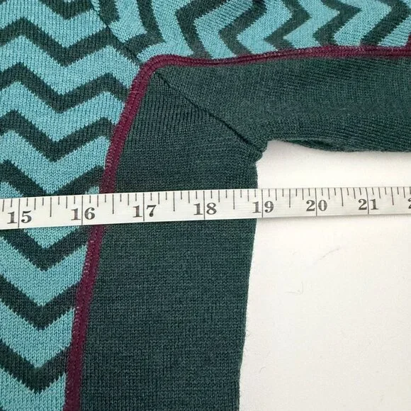 Smartwool Optic Frills Double Knit Pullover Sweater Women's Medium Merino Wool - Picture 10 of 16